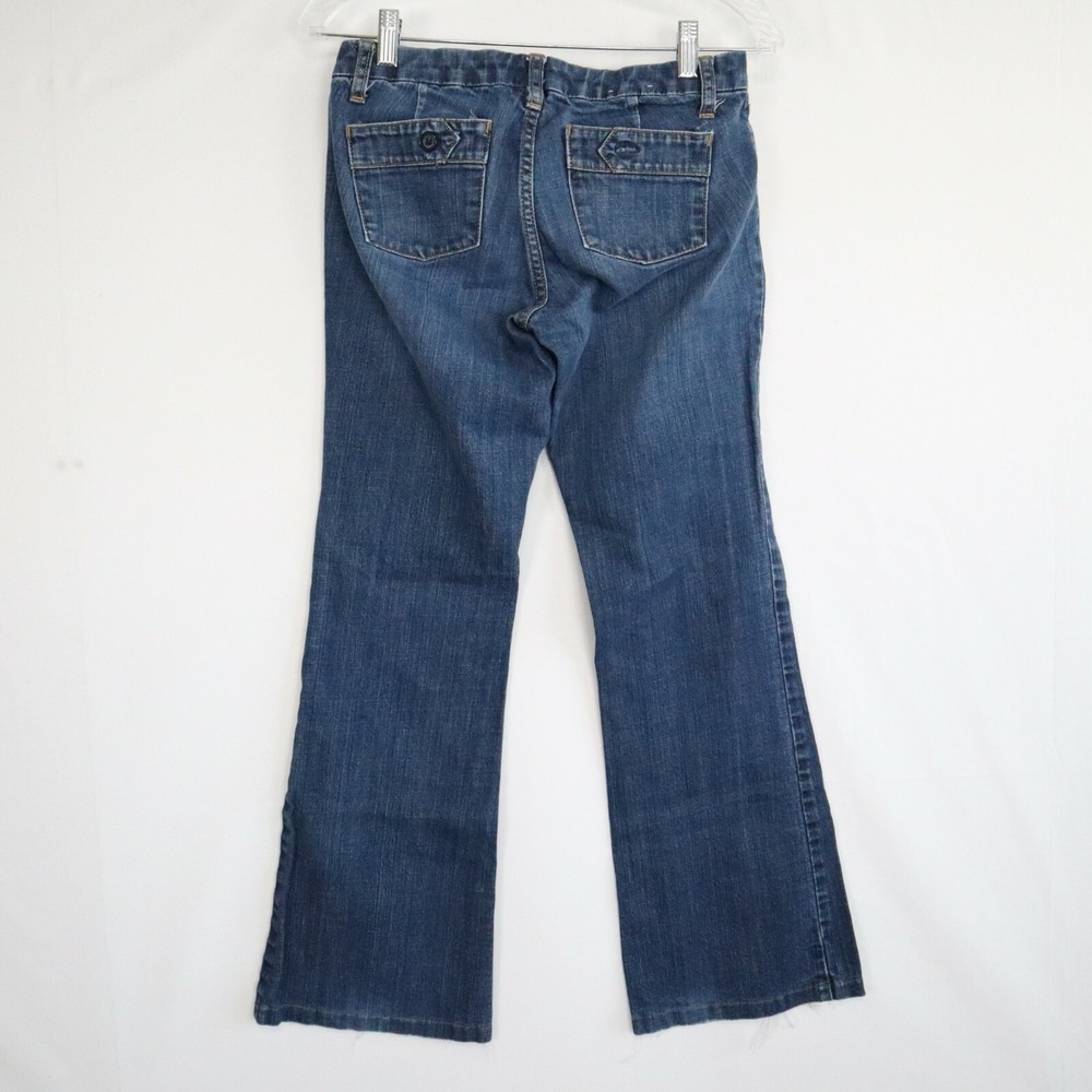 Banana Republic Jeans Womens 2 Stretch Bootcut‎ Flare Flex Denim Blue - Picture 2 of 8